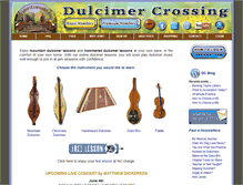 Tablet Screenshot of dulcimercrossing.com